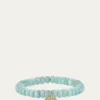 Sydney Evan14K Diamond Pave Heart Charm on Amazonite Bracelet