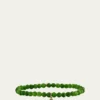 Sydney Evan14K Emerald Avocado Charm on Bead Bracelet