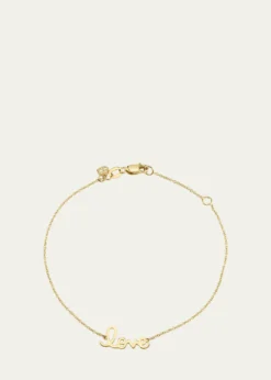 Sydney Evan14K Gold Small Pure Love Bracelet
