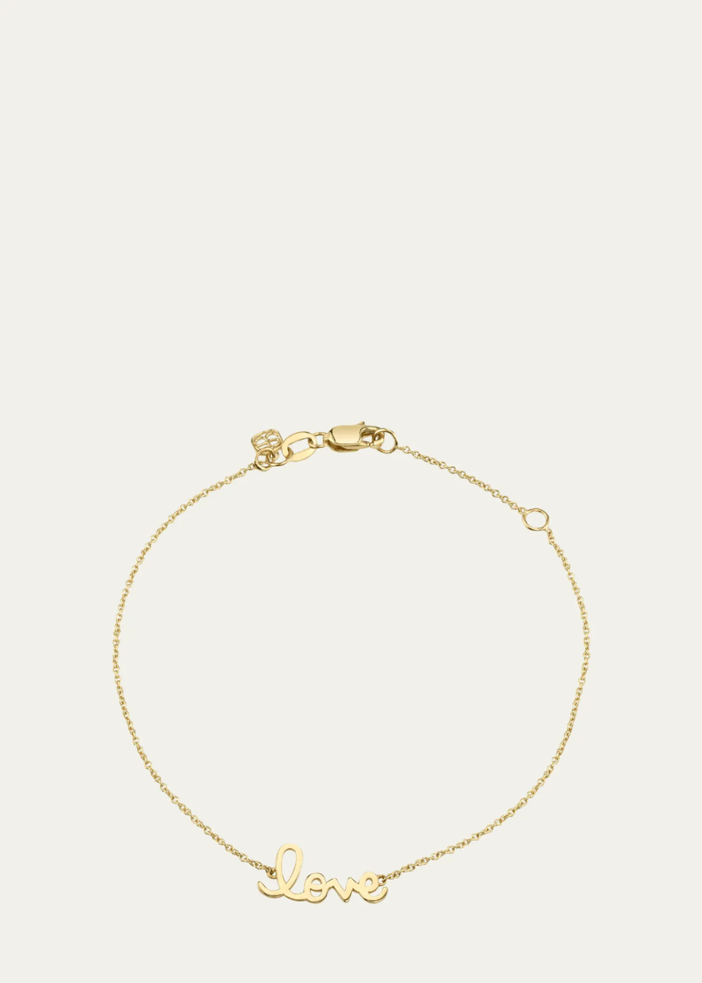 Sydney Evan14K Gold Small Pure Love Bracelet