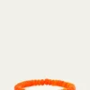 Sydney Evan14K Marquise Rondelle on Orange Opal Stretch Bracelet