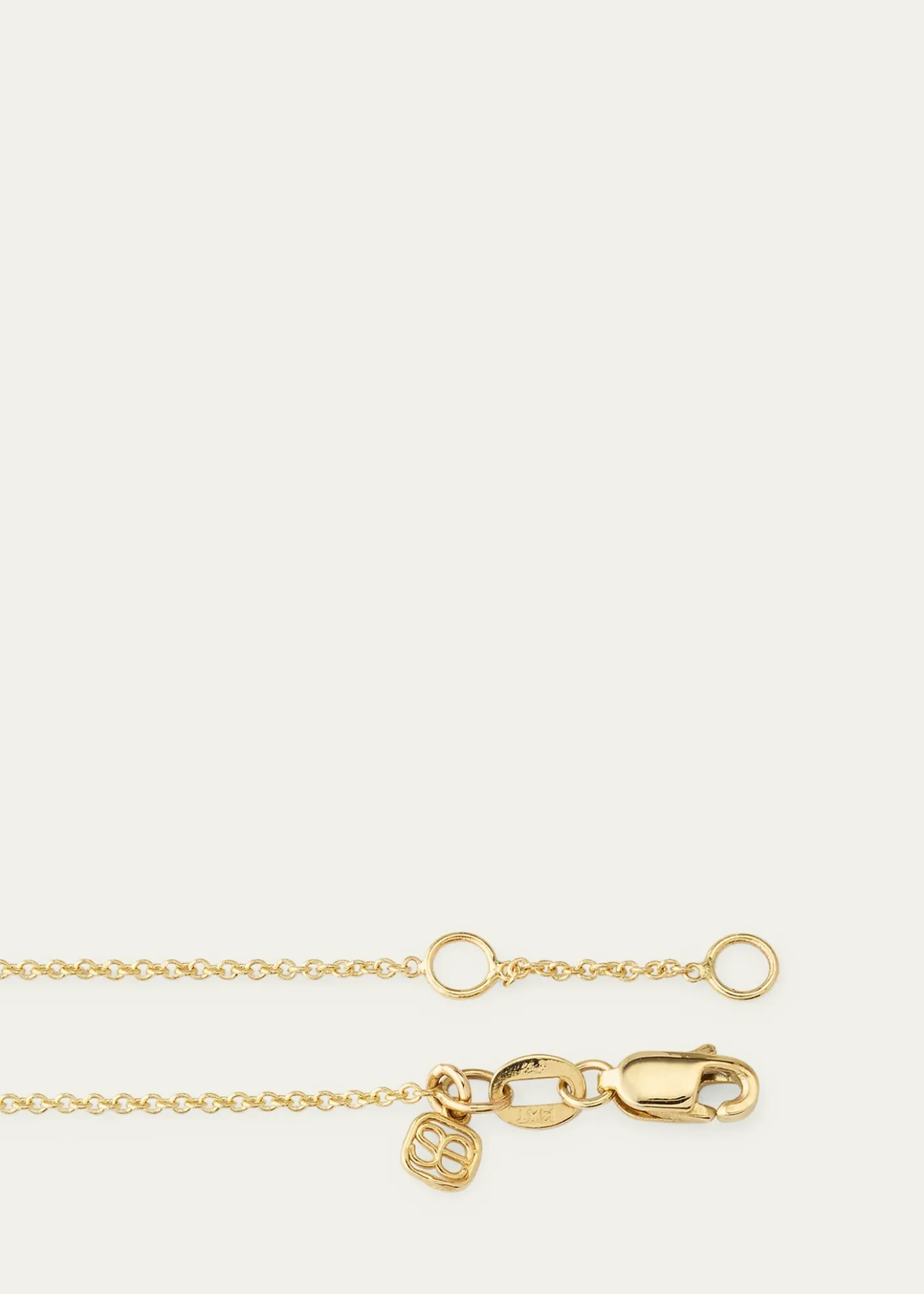 Sydney Evan14K Yellow Gold and Diamond Small Bezel Evil Eye Bracelet
