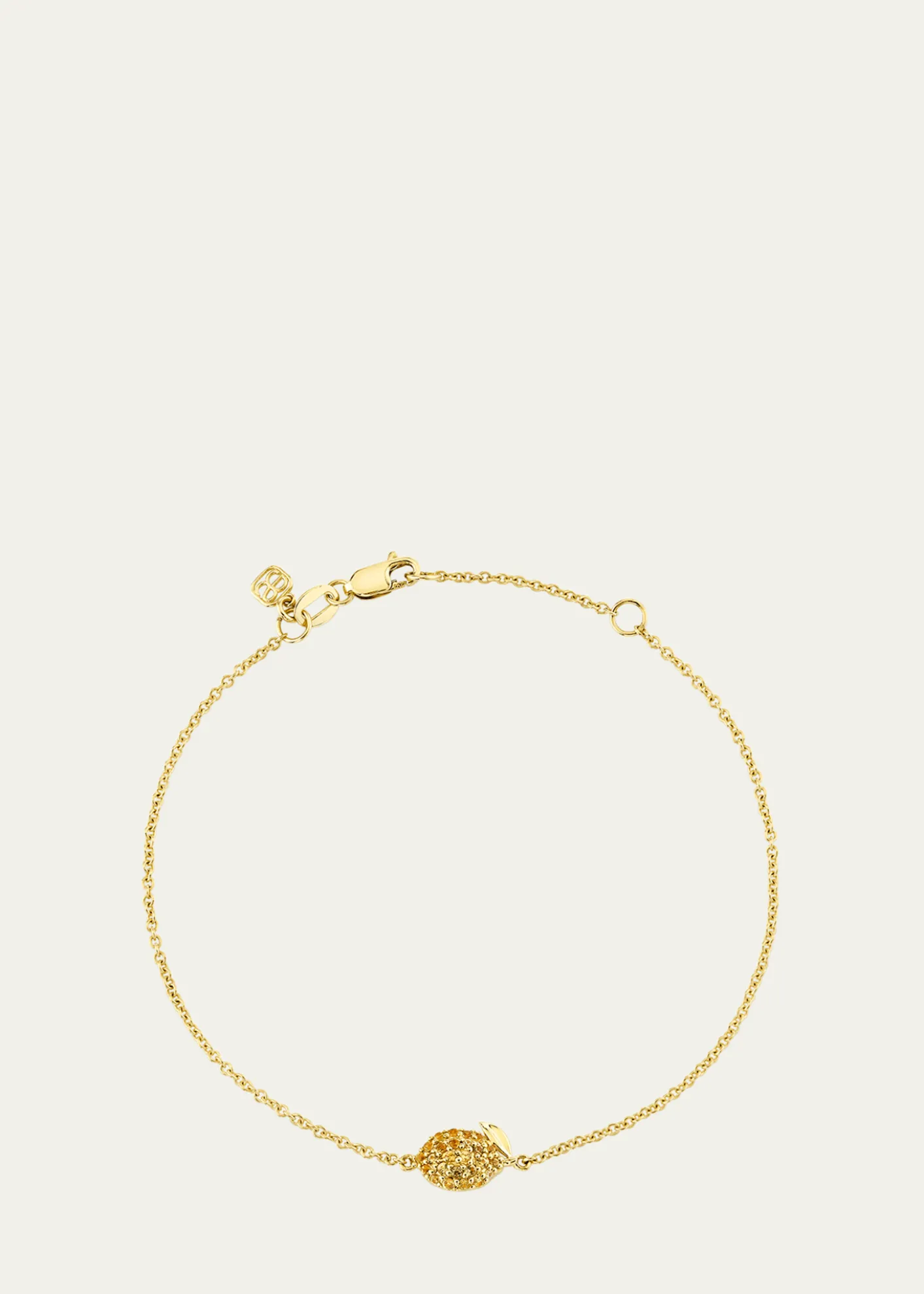 Sydney Evan14K Yellow Sapphire Lemon Fixed Bracelet
