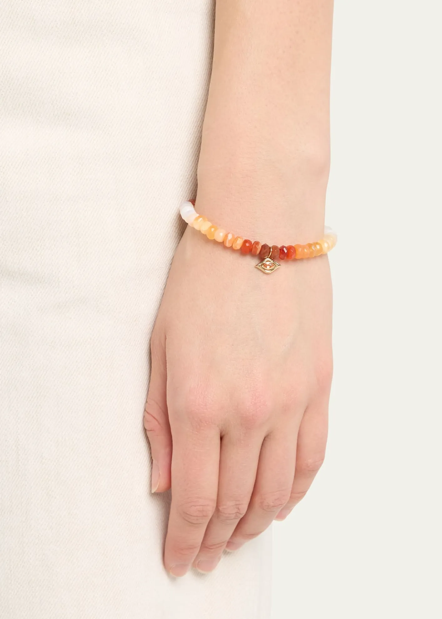 Sydney EvanMarquis Evil Eye Charm Bead Bracelet