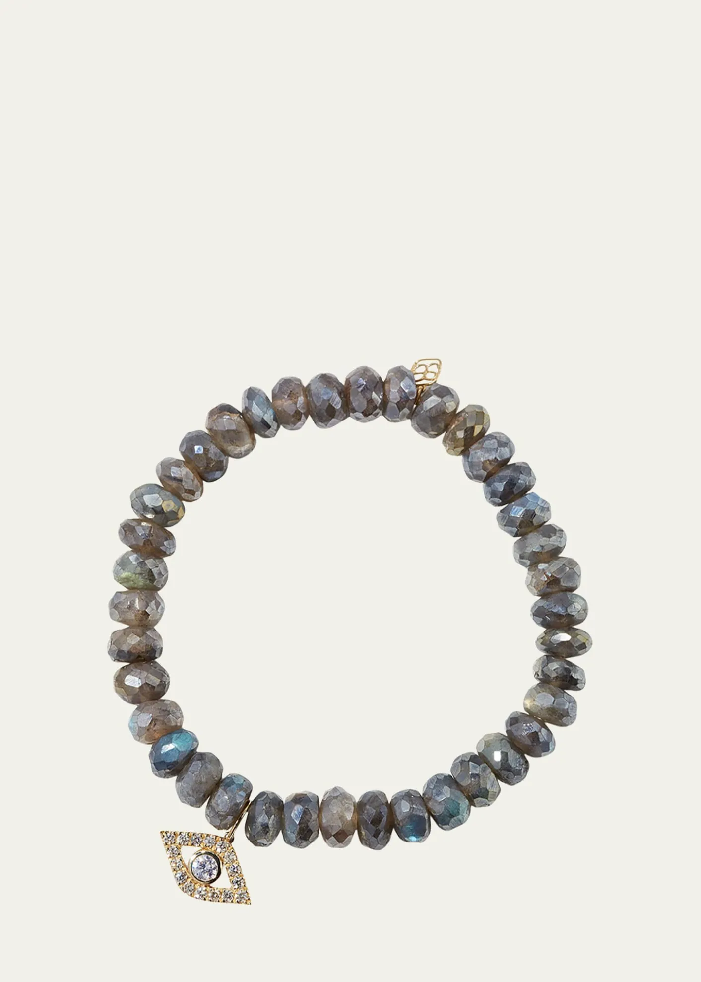 Sydney EvanMystic Labradorite and Diamond Evil Eye Bracelet
