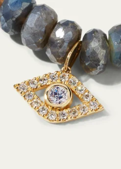 Sydney EvanMystic Labradorite and Diamond Evil Eye Bracelet