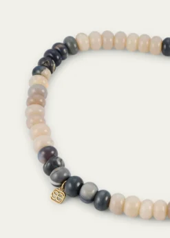 Sydney EvanOpal and 14K Gold Tiny Pure Heart Charm Bracelet