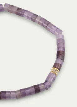 Sydney EvanScallop Edge Pave Rondelle Bead Bracelet