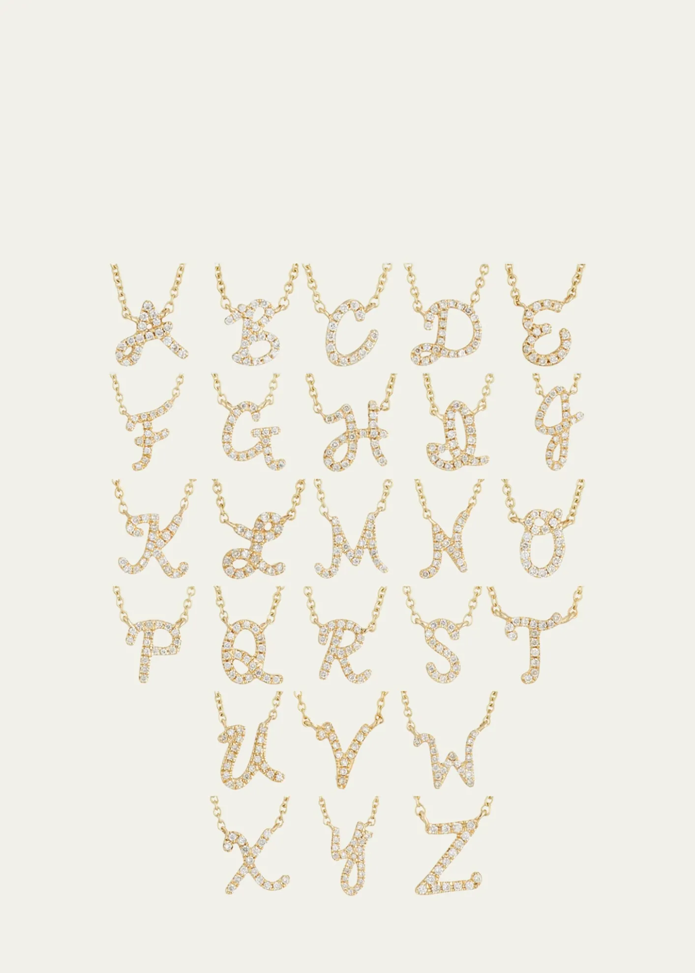 Sydney EvanDiamond Initial Pendant Necklace