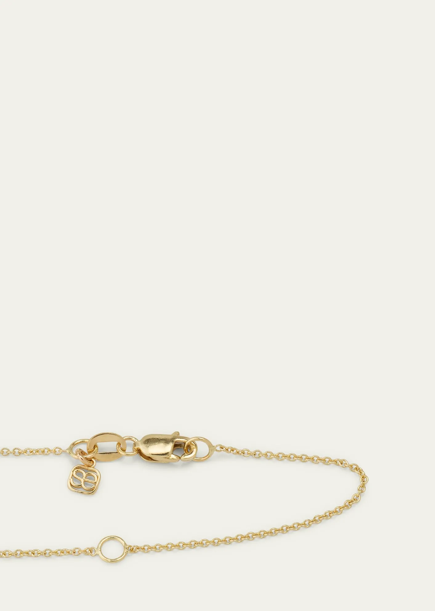 Sydney EvanDiamond Love Script Medallion Necklace