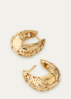 Sydney EvanIcon Wallpaper Domed Huggie Earrings