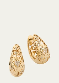 Sydney EvanIcon Wallpaper Domed Huggie Earrings
