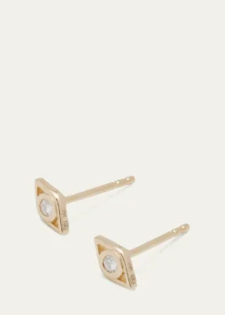 Sydney Evan14k Diamond Evil Eye Stud Earring, Single