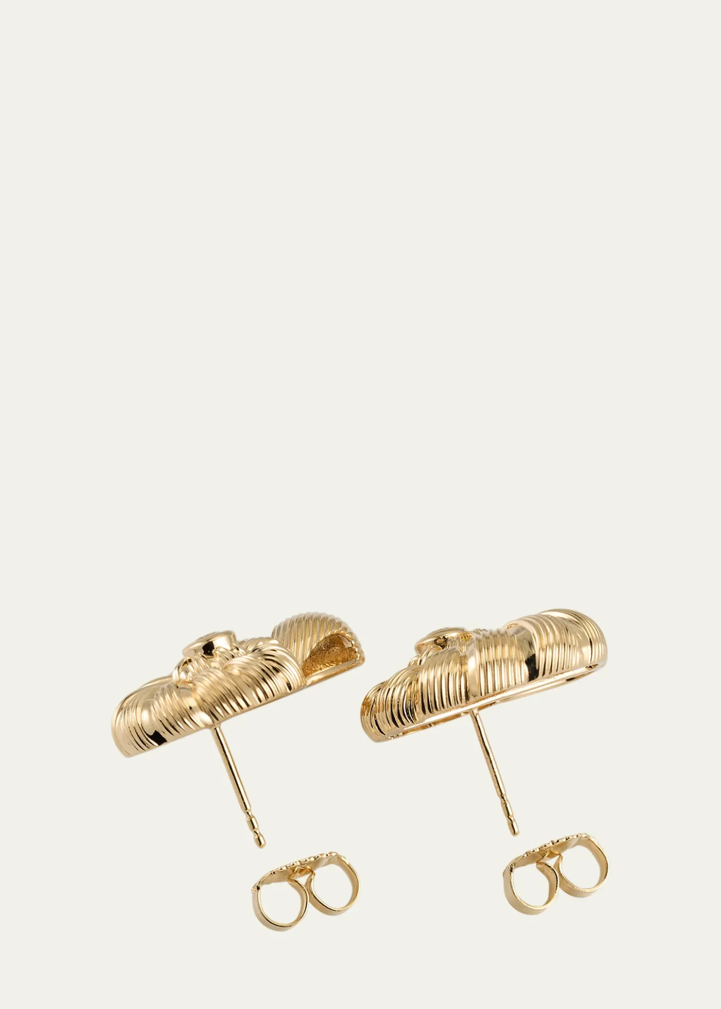 Sydney Evan14K Diamond Large Nautilus Stud Earrings