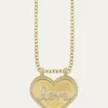 Sydney Evan14K Diamond Love Script Heart Necklace