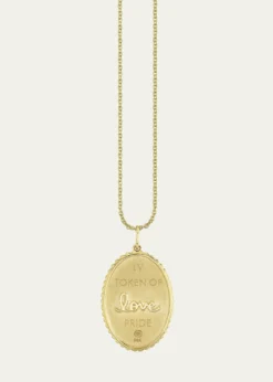 Sydney Evan14K Gold Diamond Birth Flower Charm Necklace, April