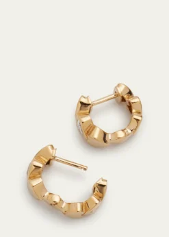 Sydney Evan14k Gold Diamond Hearts Hoop Earrings