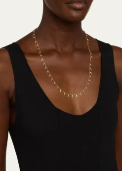 Sydney Evan14K Gold & Diamond Large Fringe Necklace