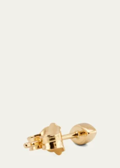 Sydney Evan14K Gold Enamel Evil Eye Stud Earring, Single