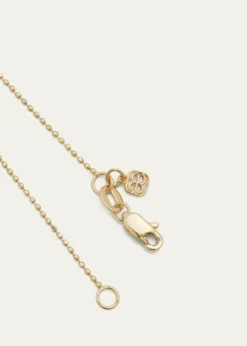 Sydney Evan14k Gold Tiny Evil Eye Charm Necklace