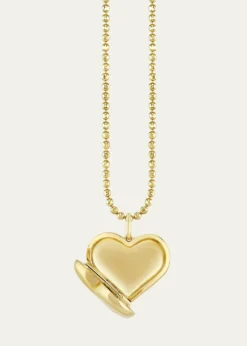 Sydney Evan14K Icon Wallpaper Heart Locket Necklace
