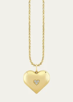 Sydney Evan14K Icon Wallpaper Heart Locket Necklace