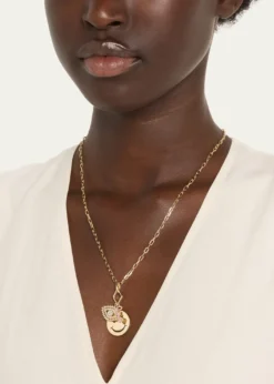 Sydney Evan14K Love, Protection and Happiness Combo Necklace