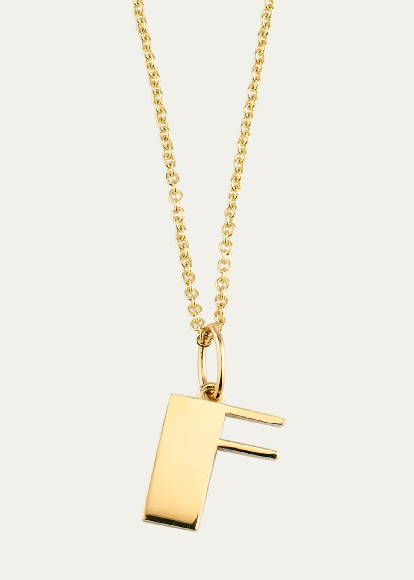 Sydney Evan14K Pure Block Initial Necklace