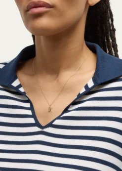 Sydney Evan14K Pure Block Initial Necklace