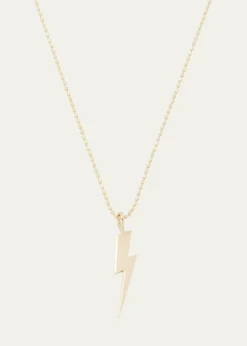 Sydney Evan14k Pure Lightning Bolt Necklace