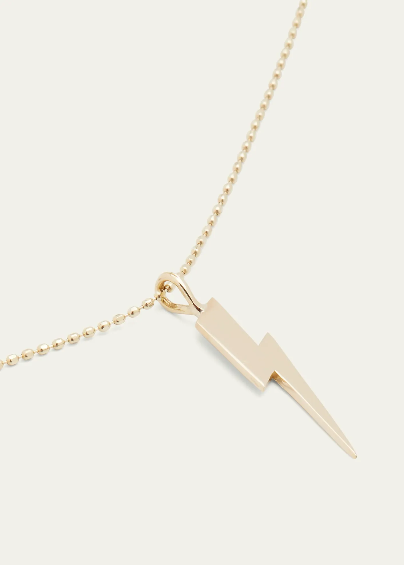 Sydney Evan14k Pure Lightning Bolt Necklace