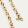 Sydney Evan14K Sapphire Fluted Evil Eye Charm Necklace