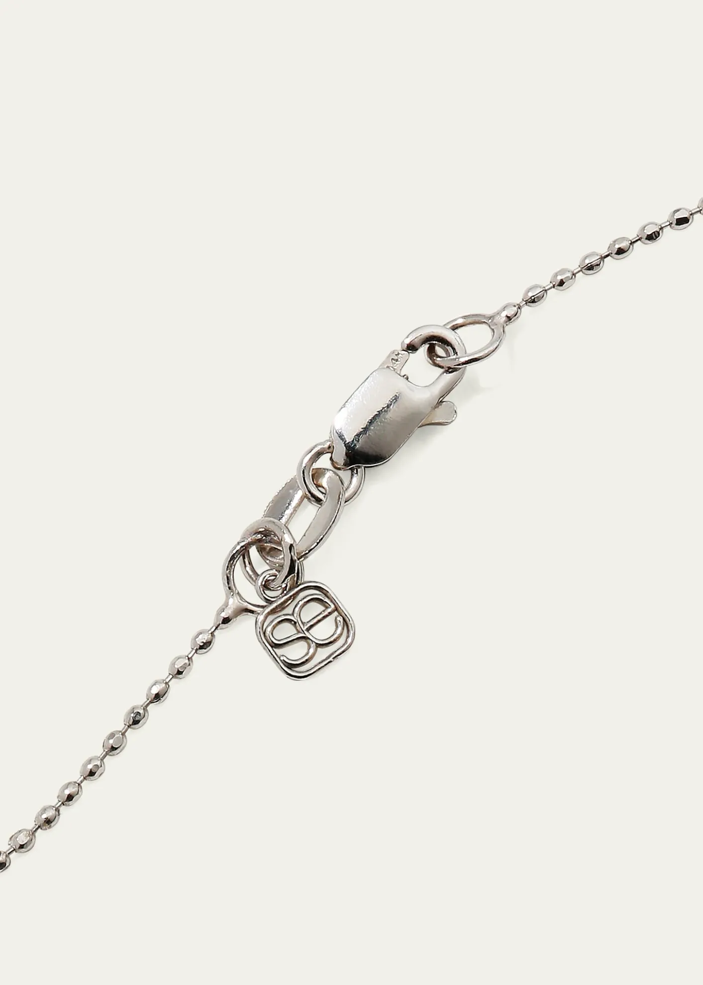 Sydney Evan14k White Gold Medium Diamond Star Necklace