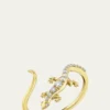 Sydney Evan14K Yellow Gold Diamond Lizard Ring