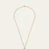 Sydney Evan14K Yellow Gold Emerald Happy Face Pendant Necklace