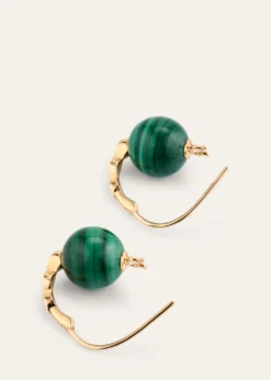 Sydney Evan14K Yellow Gold Marquise Eye Bead Earrings