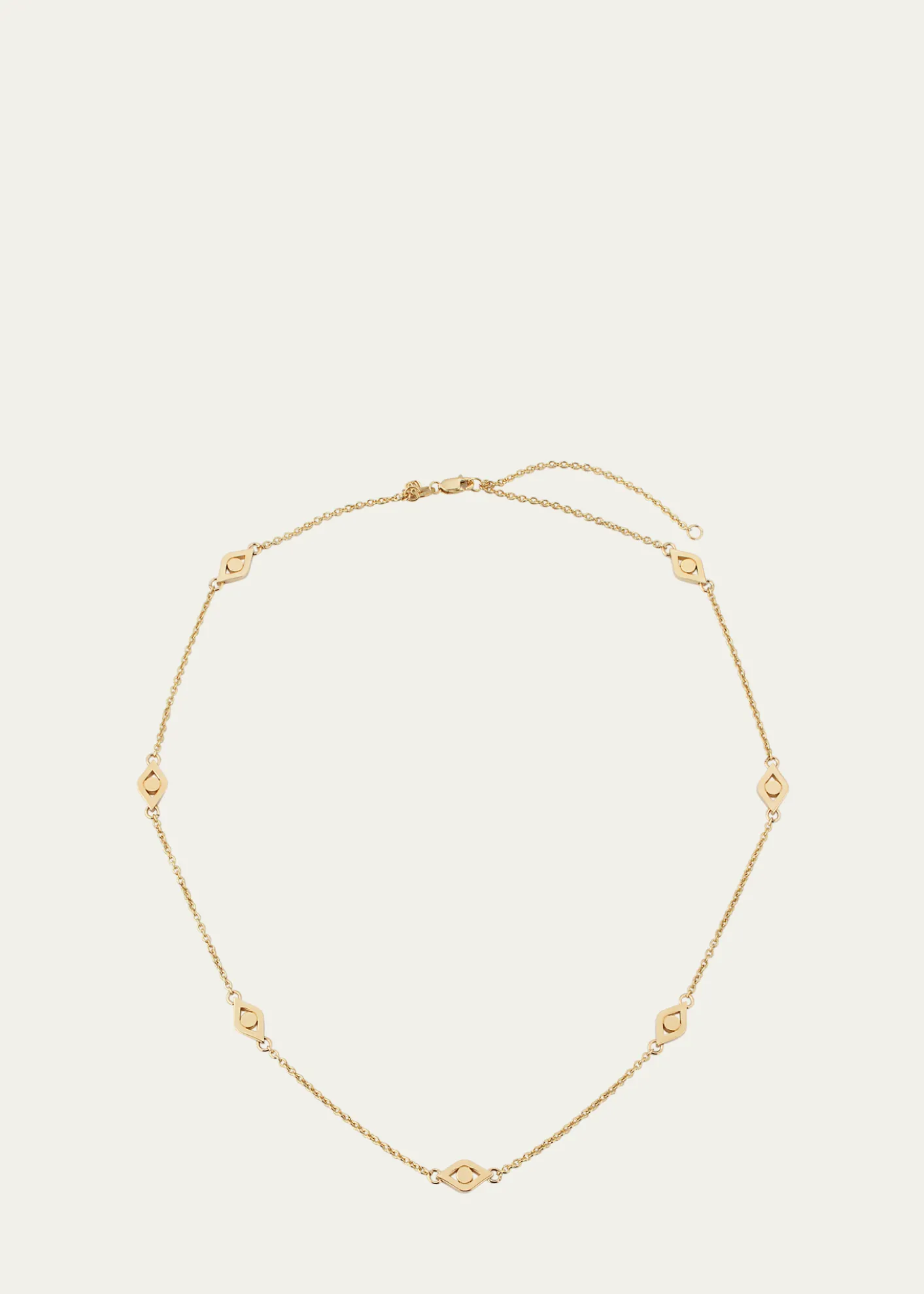 Sydney Evan14K Yellow Gold Medium Evil Eye Chain Necklace