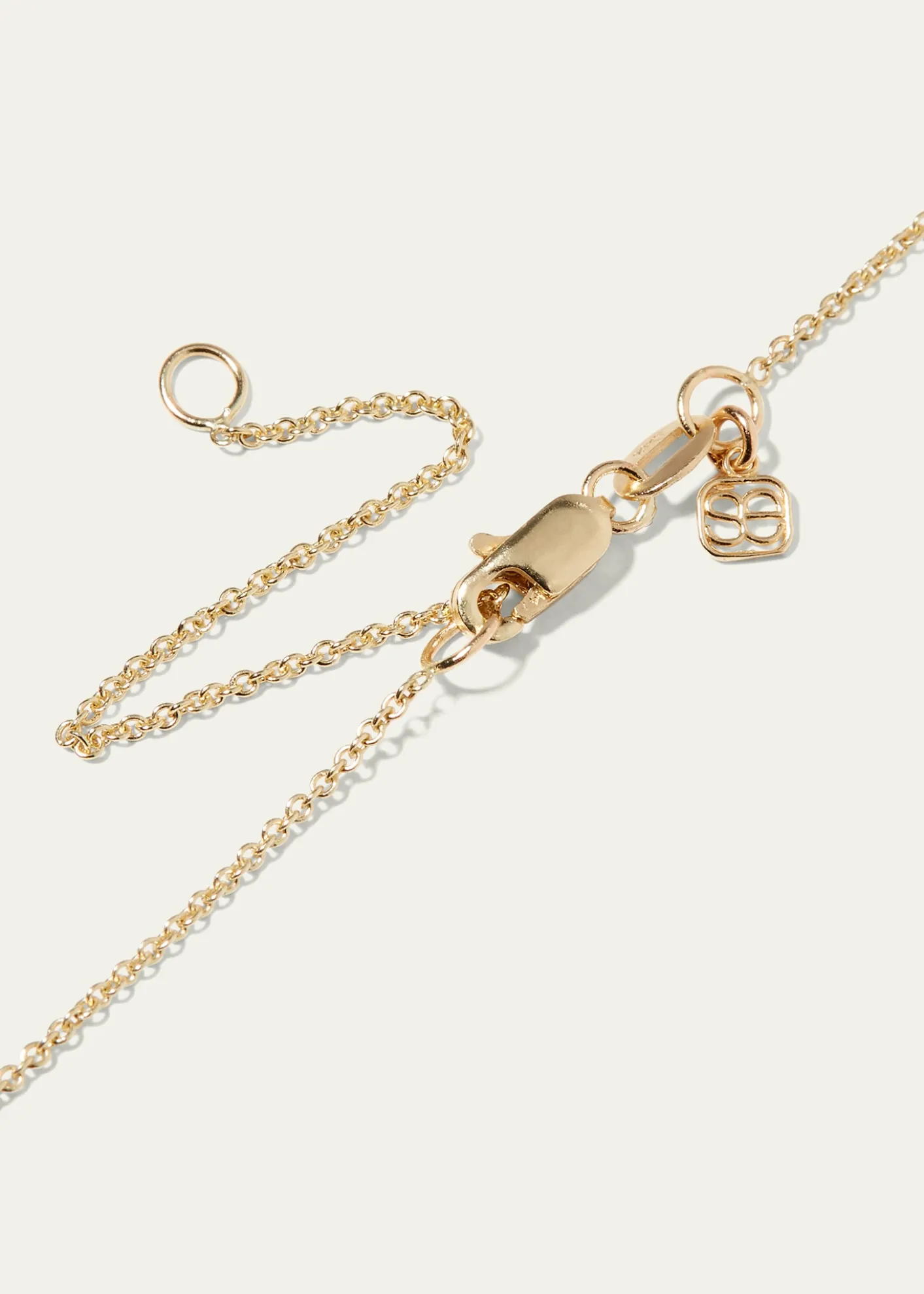 Sydney Evan14k Yellow Gold Small Diamond Evil Eye Necklace