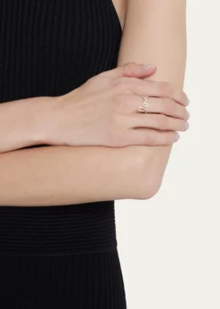 Sydney EvanLarge Love 14K Gold Ring with Diamonds