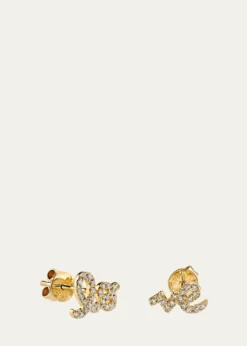 Sydney EvanLove Diamond Pave Stud Earrings