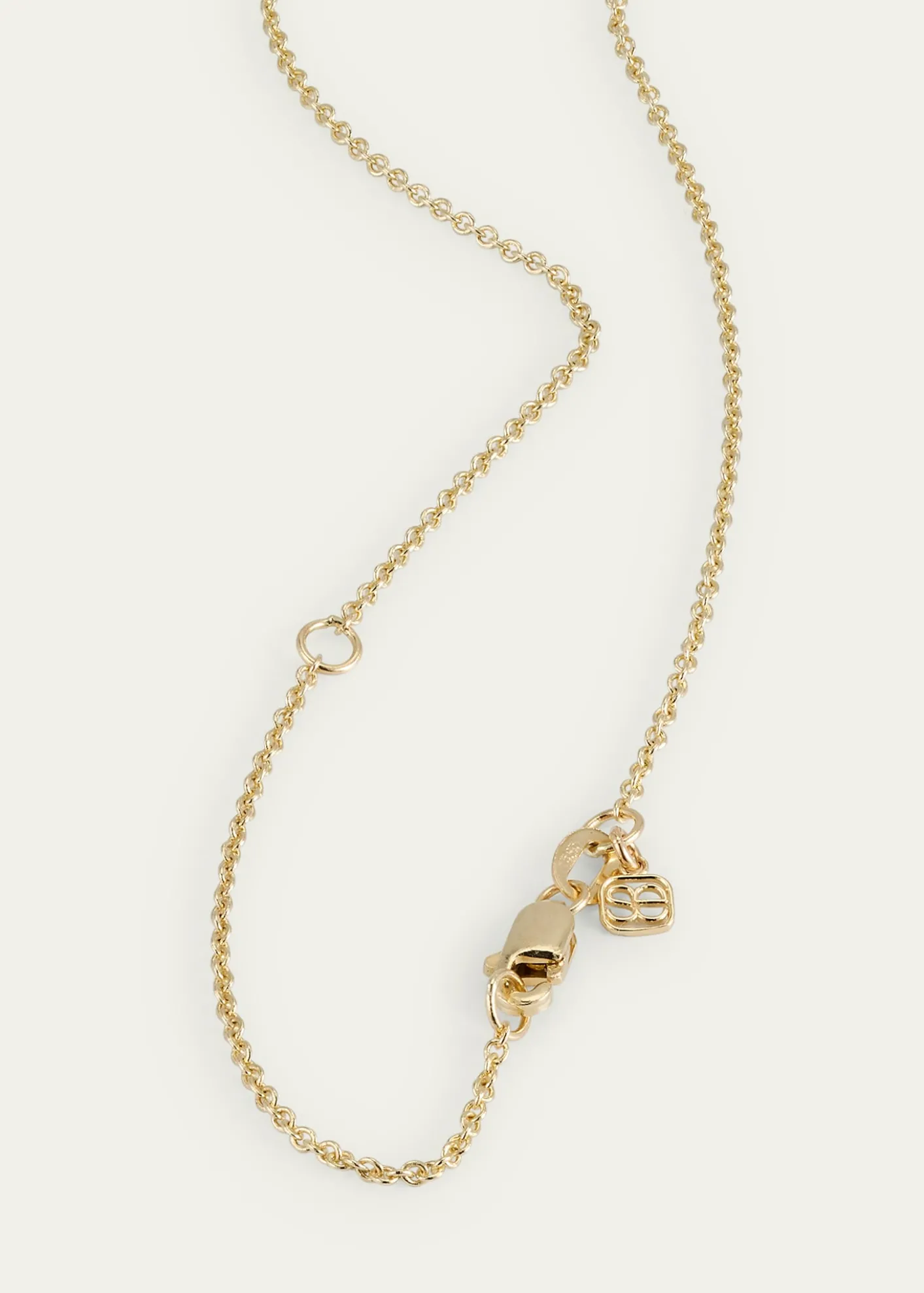 Sydney EvanMarquise Eye Diamond Pave Turtle Charm Chain Necklace
