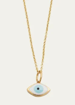 Sydney EvanMedium Enamel Evil Eye Necklace