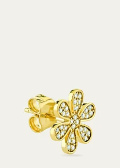 Sydney EvanMini Pave Daisy Stud Earrings