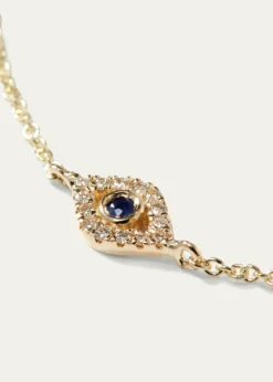 Sydney EvanSmall Diamond Evil Eye Bracelet