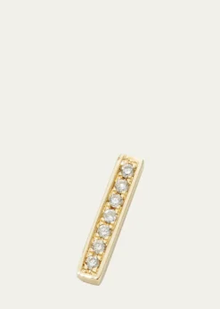 Sydney EvanSmall 14k Gold Diamond Bar Single Stud Earring