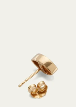 Sydney EvanYellow Gold Diamond Center Evil Eye Stud Earring, Single