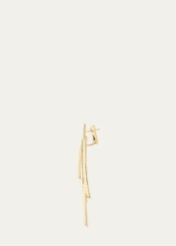 TABAYER18K Yellow Gold Sheaf Drop Earring, Single