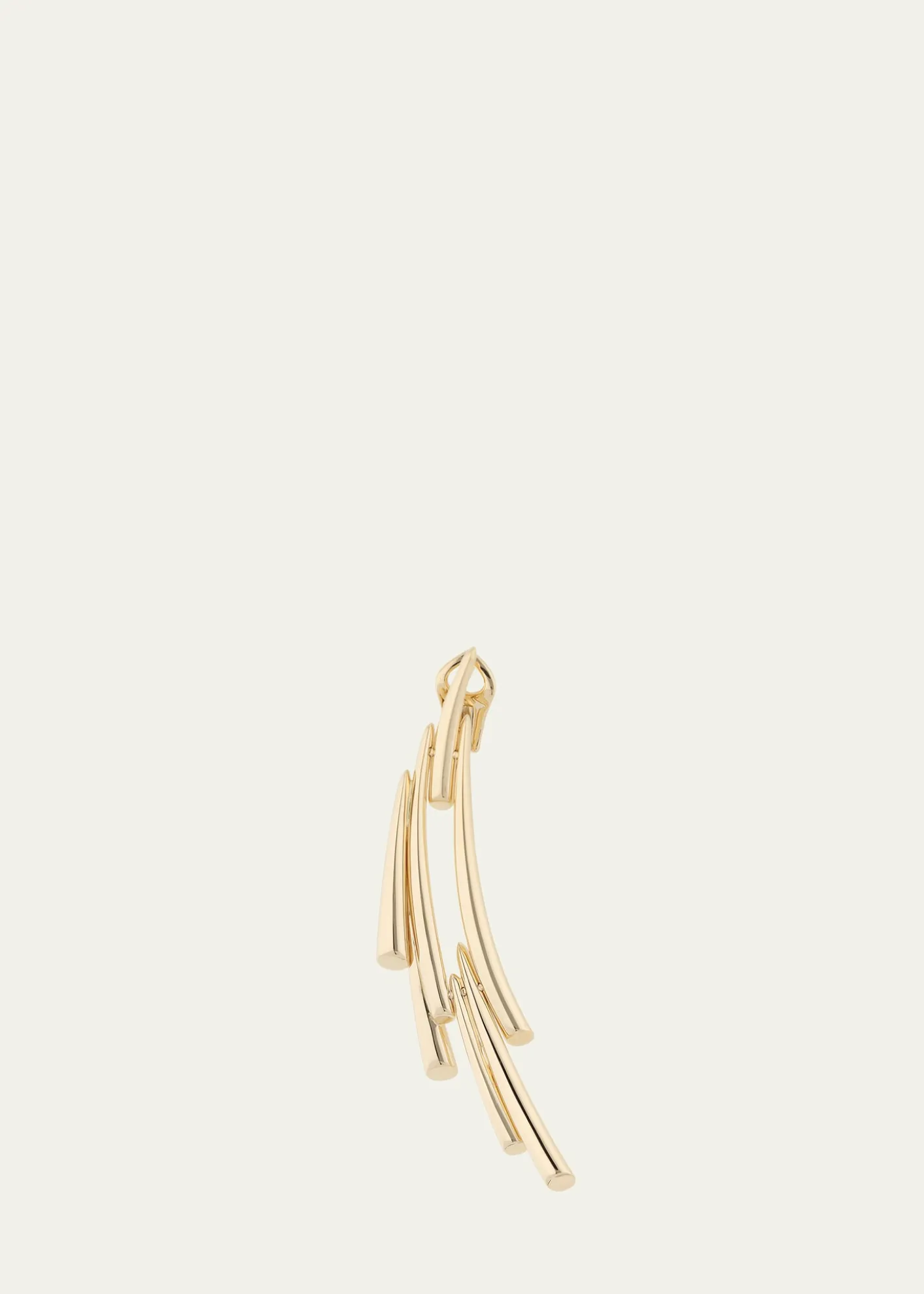 TABAYER18K Yellow Gold Sheaf Drop Earring, Single