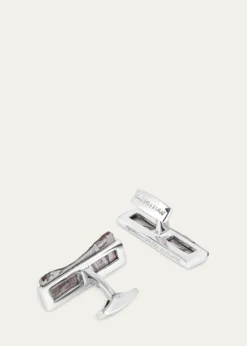 TateossianMen's Limited Edition Meteorite Seymchan Etched Cufflinks