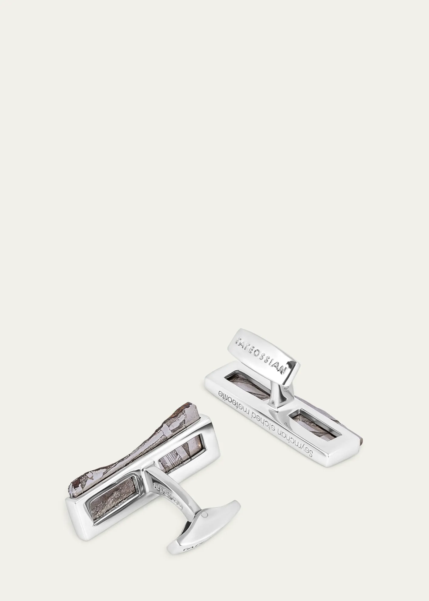 TateossianMen's Limited Edition Meteorite Seymchan Etched Cufflinks
